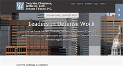 Desktop Screenshot of dnvrlaw.com